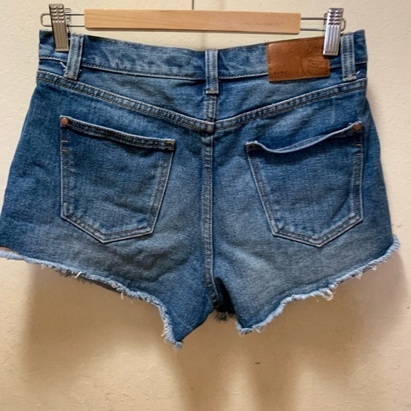 Zara Premium Wash High Waist Shorts - Picture 3 of 7